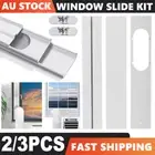 2/3x For Portable AC Air Conditioner Windows Slide Kit Plate Part White & Screws