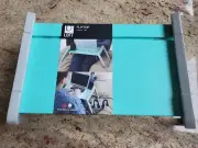 Fliptop laptop tray Turquoise, Lap Stand Desk In Bed Sitting Foldable, New