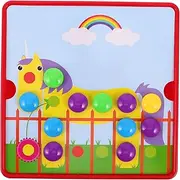 Mushroom Nail Puzzle Stacking Toys for Toddlers Educational Preschool Toy Bright Colors Fine Motor Skills Development