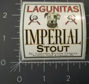 LAGUNITAS BREWING chicago Imperial Stout STICKER label decal craft beer brewery