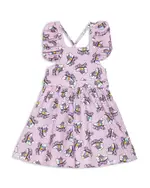 Worthy Threads Girls' Ruffle Sleeve Dress in Rollerskates - Little Kid, Big Kid