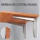 Space Saving Folding Shelf Bracket Stainless steel Wall Mount Shelf Furniture