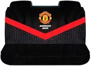 Manchester United Auto Seat Cover Rear, for sedans, Premium Fabric, Black