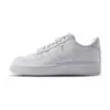 Nike 休閒鞋 Air Force 1 07 經典 全白 AF1 簡約 皮革 女鞋 DD8959-100