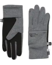 The North Face Etip Recycled Gloves Womens Medium Grey Heather Extra Small