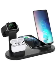 Trexonic Wireless 4-in-1 Multi-Functional Charge Station Organizer