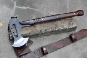Hand Forged Viking Tomahawk Axe Full Tang For Hunting Hiking & Camping