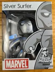 Mighty Muggs Marvel Fantastic 4 Silver Surfer Vinyl Figure Surf Board Hasbro