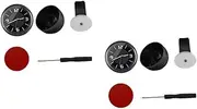 Mobestech 2 Sets Car Clock LED Clock for Car Dashboard Car Accessory Dashboard Clock with Light Mini Clock -on Clock Clocks Magnetic Clock Digital Dash Meter Black Stainless Steel