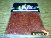BURNT ORANGE UV2 SEAL-X DUBBING SPIRIT RIVER - NEW FLY TYING DUB MATERIAL