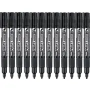 Pentel MMP20 Box 12 Paint Marker Medium Bullet Point (Black)