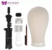 21/22/23'' Wig Mannequin Head Canvas Block Head Styling Training Manikin Head
