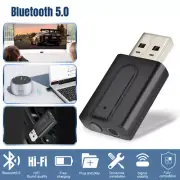 2 in 1 USB Bluetooth 5.0 Audio Transmitter/Receiver Adapter For TV/PC/Car Grace
