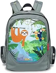Nikidom Roller GO Wheeled Backpack, Youth Unisex, Rainforest (Multicoloured), One Size