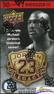 2009/10 UD Michael Jordan LEGACY Factory Sealed Box-Look for $10,000 1/1 AUTOS!