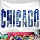 Prosperous Developed City 3D Wall Hang Cloth Tapestry Fabric Decorations Decor