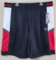 And1 Men's Full Press Basketball Black Shorts Size 2XL 10" Inseam BRAND NEW