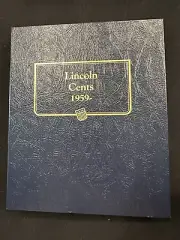 WHITMAN CLASSIC Lincoln Cents 1959-Date Album #9141