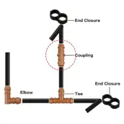 Tubing Water Equal Coupling Adaptor Elbow End Plug Drip Irrigation Fittings