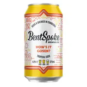 BentSpoke How's It Gosen? Tropical Gose 375ml Can