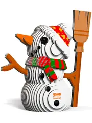 Eugy Cute Little Snowman 3D Cardboard Model Kit Christmas Puzzle - #56