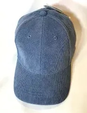 Wonder Nation Corduroy Hat Cap Strap Back Blue 6 Panel Unisex Youth NEW