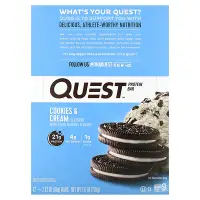 在飛比找iHerb優惠-[iHerb] Quest Nutrition 蛋白棒，曲奇