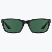[dresden-go] Recycled Black Sunglasses with Polarised Green Lenses