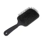 Large Paddle Hair Brush Black Metal Bristles For Wet And Dry Hair