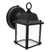 LED Porch Lantern Outdoor Wall Light - Features Clear Glass, 3000K Warm