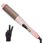 Thermal Brush 1.5 Inch, Ceramic Tourmaline Ionic Heated Round Brush, Curling ...