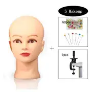 Mannequin Head Manikin Wig Making Mount Hole Stand T-pins For Makeup Practice US