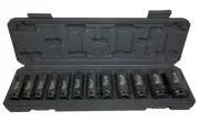 ATD 12pc 3/8" Drive 6-Point Deep Impact Socket Set 5/16" to 1" w/Case #2450