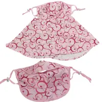 在飛比找Yahoo奇摩購物中心優惠-omax粉彩超輕防曬透氣護頸口罩大2入+口罩小2入(隨機出貨