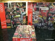 Springbok SEALED Set of 3 COCA COLA COKE Jigsaw Puzzles FREE SHIPPING