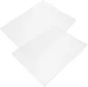 WEKAMOS 2Pcs Wall Mount Document Organizer Material File Storage Pocket for Home Office Lightweight and Easy Installation for Magazines Conference Materials and More