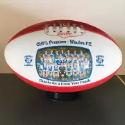 THANKS COACH AFL Football Coach Gift - Personalised Photo Ball Sherrin.