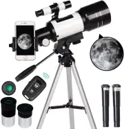 Telescope for Adults & Kids, 70Mm Aperture Refractor (15X-150X) Portable Travel