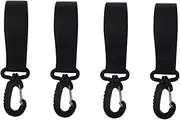 OFFIGAM Rotation Stroller Hooks Versatile Buggy Hooks for Easy Installation for Jogging Strollers Baskets Convenient Storage for Bags Keys