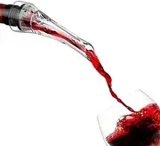 SHGarden Wine Aerator Pourer Premium Aerating Pourer Elegant Decanter Spout Classic Diffuser Spout Instant Wine Aerators with No Spill SH0006