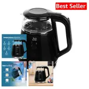 High-Quality Borosilicate Glass Electric Kettle with Precise Temperature Control