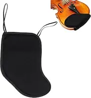 TRADERPLUS Violin Shoulder Rest Violin Chinrest Pad with Sponge Inside (1, 1/2-1/4)