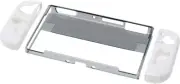 Cyber Eco-Series TPU Cover for Separated Switch OLED Clear Black/White