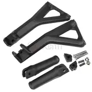 Motorcycle Accessories Rear Passenger Footpegs Bracket Pedal For Ducati Panigale V4/S 20182022 2019 2020 2021 Matte Black
