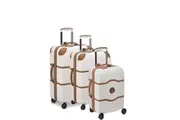 Delsey Chatelet AIR 2.0 Hardside 3 Piece Spinner Suitcase Set Angora White