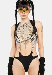 [Namilia] Desert Moto Cut-Out Bodysuit