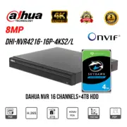Dahua NVR 16 Channels+4TB HDD