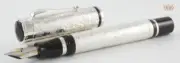 MONTEGRAPPA LIMITED EDITION COSMOPOLITAN VICTORIAN LONDON SILVER FOUNTAIN PEN !!