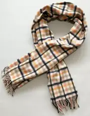 PAUL SMITH VERY SOFT LAMBSWOOL / CASHMERE BLEND SCARF BNWT RARE made in ENGLAND