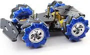LK COKOINO 4WD Mecanum Wheel Smart Car Robot Chassis for Arduino UNO/Raspberry Pi 4B Projects with TT Motor, DIY Robot Building Base Kit for Teens & Adults